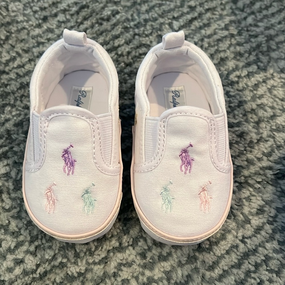 Polo Ralph Lauren crib shoes